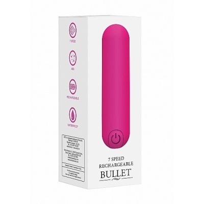 Wibrator mini 10 Trybów Ładowanie USB - Mini - Różowy - 1 2