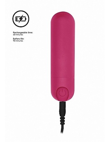 Wibrator mini 10 Speed Rechargeable Bullet - Pink - Wibratory Mini - 7