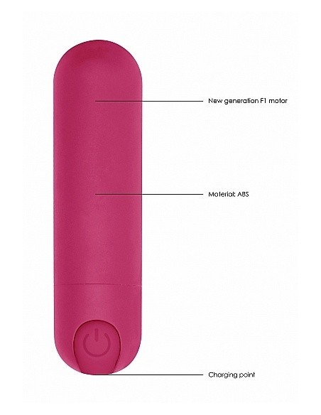 Wibrator mini 10 Speed Rechargeable Bullet - Pink - Wibratory Mini - 8