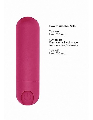 Wibrator mini 10 Speed Rechargeable Bullet - Pink - Wibratory Mini - 9