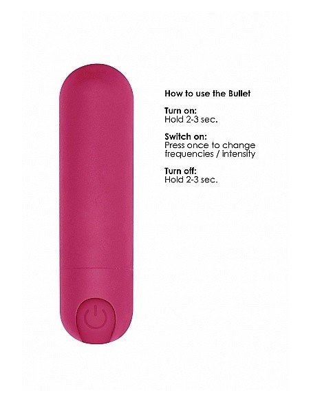Wibrator mini 10 Speed Rechargeable Bullet - Pink - Wibratory Mini - 9