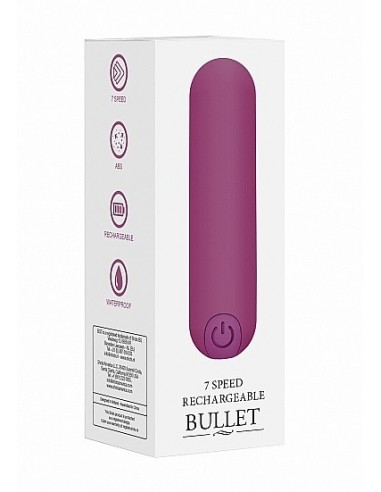 Wibrator mini 10 Speed Rechargeable Bullet - Purple - Wibratory Mini - 2
