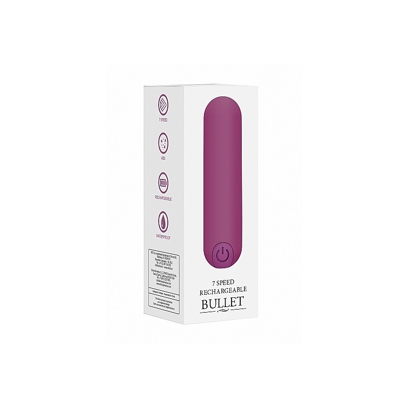 Wibrator mini 10 Trybów Ładowanie USB - Mini - Fioletowy - 2