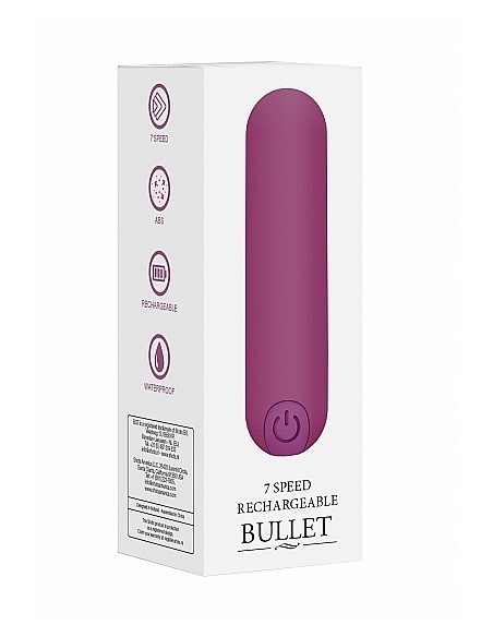 Wibrator mini 10 Speed Rechargeable Bullet - Purple - Wibratory Mini - 2