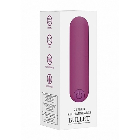 Wibrator mini 10 Trybów Ładowanie USB - Mini - Fioletowy - 2