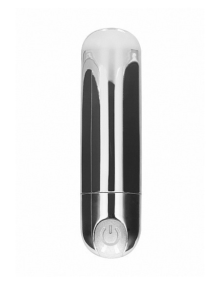 Wibrator mini 10 Speed Rechargeable Bullet - Silver - Wibratory Mini - 1