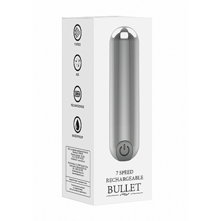 Wibrator mini 10 Trybów Ładowanie USB - Mini - Silver - 2