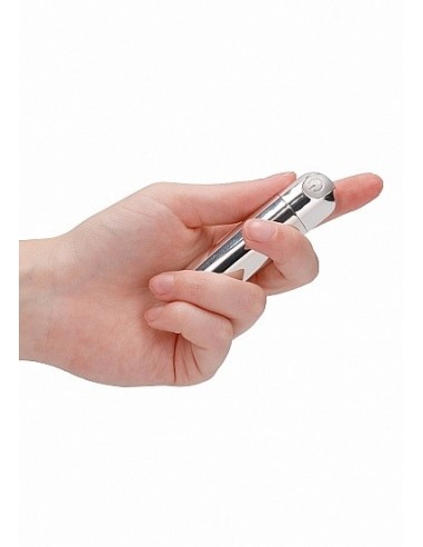 Wibrator mini 10 Speed Rechargeable Bullet - Silver - Wibratory Mini - 6