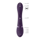 Wibrator typu króliczek Cato Pulse G-Spot Rabbit Purple - 3 silniki, 10 trybów, długość wprowadzania 11 cm - 3