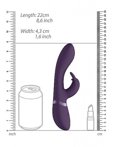 Wibrator Króliczek Cato - Pulse G-Spot Rabbit - Purple - Wibratory Króliczki - 7