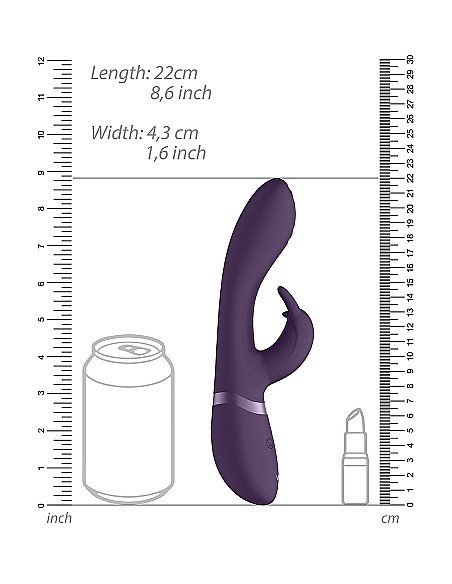Wibrator Króliczek Cato - Pulse G-Spot Rabbit - Purple - Wibratory Króliczki - 7