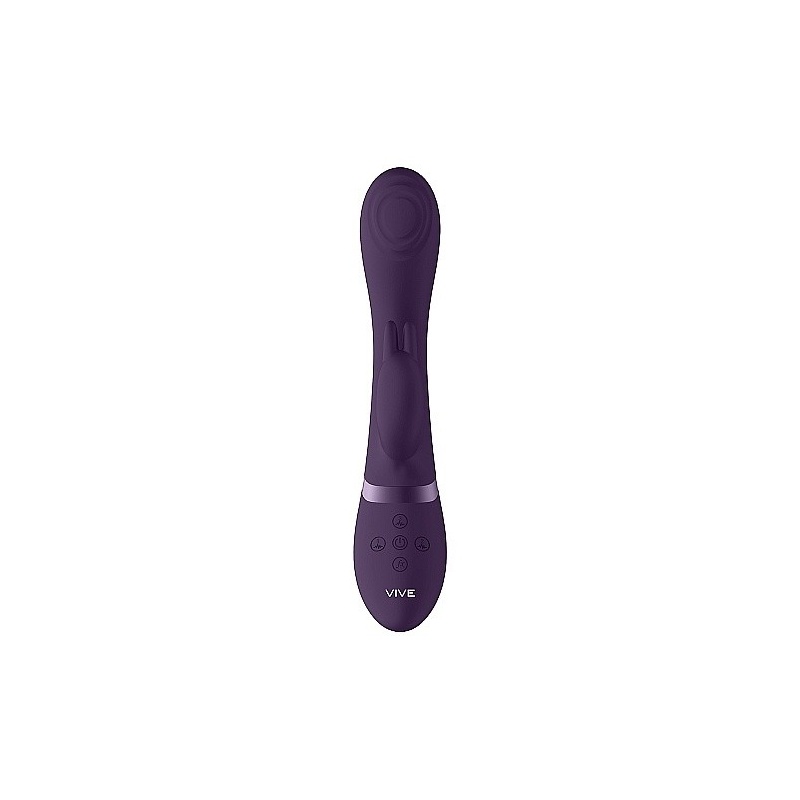 Wibrator typu króliczek Cato Pulse G-Spot Rabbit Purple - 3 silniki, 10 trybów, długość wprowadzania 11 cm - 8
