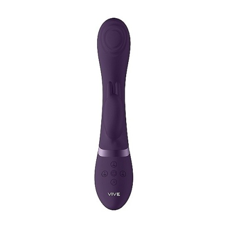 Wibrator typu króliczek Cato Pulse G-Spot Rabbit Purple - 3 silniki, 10 trybów, długość wprowadzania 11 cm - 8