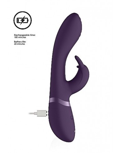 Wibrator Króliczek Cato - Pulse G-Spot Rabbit - Purple - Wibratory Króliczki - 12