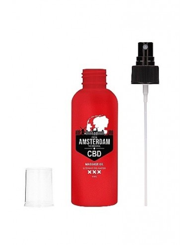 Olejek do masażu Original CBD from Amsterdam - Massage Oil - 50 ml - Lubrykanty, feromony i olejki do masażu CBD - 3