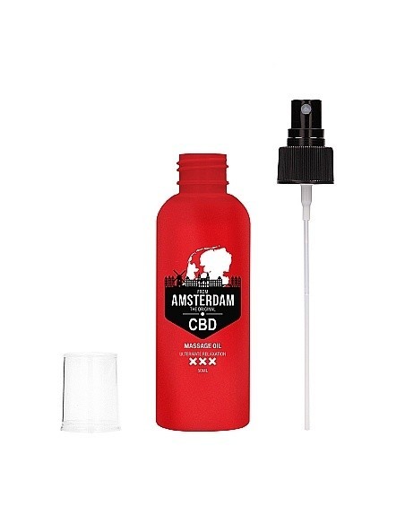 Olejek do masażu Original CBD from Amsterdam - Massage Oil - 50 ml - Lubrykanty, feromony i olejki do masażu CBD - 3