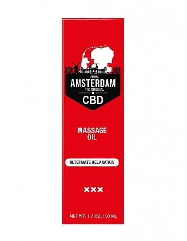 Olejek do masażu Original CBD from Amsterdam - Massage Oil - 50 ml - Lubrykanty, feromony i olejki do masażu CBD - 4