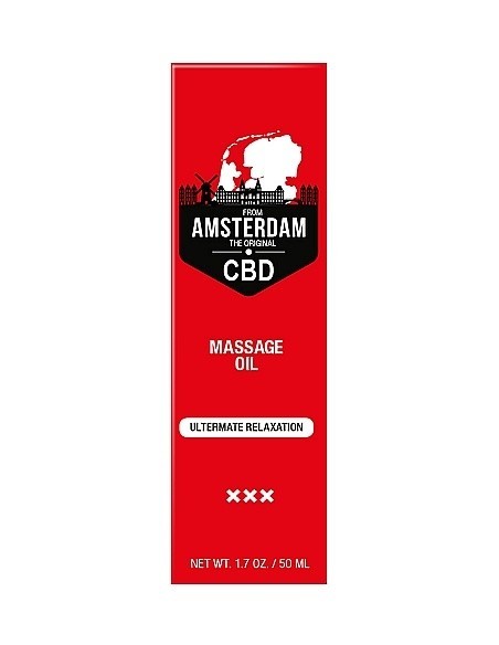 Olejek do masażu Original CBD from Amsterdam - Massage Oil - 50 ml - Lubrykanty, feromony i olejki do masażu CBD - 4