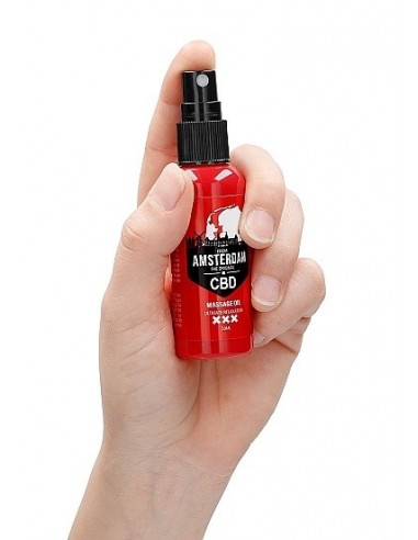 Olejek do masażu Original CBD from Amsterdam - Massage Oil - 50 ml - Lubrykanty, feromony i olejki do masażu CBD - 6