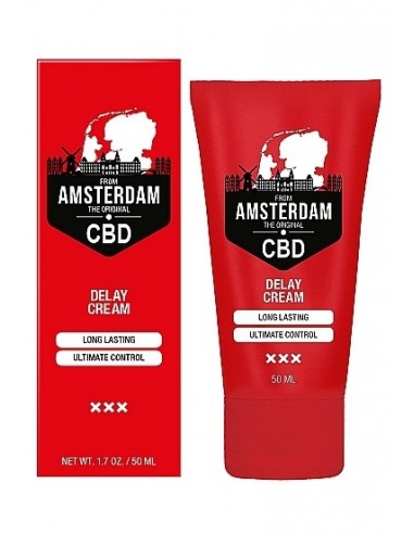 Żel na opóźnienie wytrysku Original CBD from Amsterdam 50 ml - Lubrykanty, feromony i olejki do masażu CBD - 1