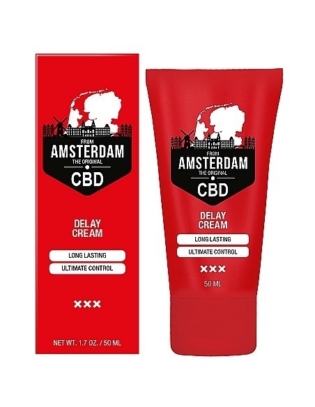 Żel na opóźnienie wytrysku Original CBD from Amsterdam 50 ml - Lubrykanty, feromony i olejki do masażu CBD - 1