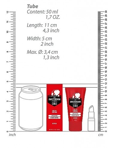 Żel na opóźnienie wytrysku Original CBD from Amsterdam 50 ml - Lubrykanty, feromony i olejki do masażu CBD - 4