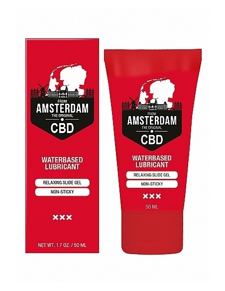 Wodny lubrykant Original CBD from Amsterdam Waterbased Lubricant 50 ml - Lubrykanty, feromony i olejki do masażu CBD - 1