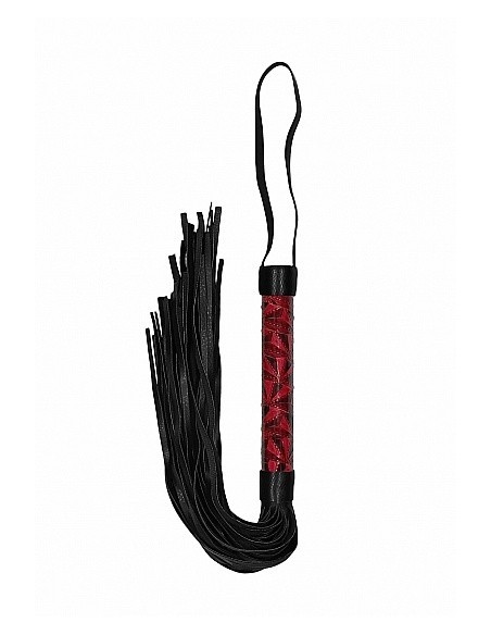 Pejcz do klapsów Luxury Whip - Burgundy - Baty, pejcze i packi - 3