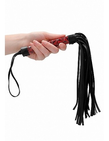 Pejcz do klapsów Luxury Whip - Burgundy - Baty, pejcze i packi - 4