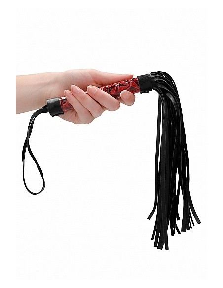 Pejcz do klapsów Luxury Whip - Burgundy - Baty, pejcze i packi - 4