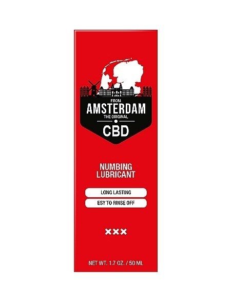 Wodny lubrykant Original CBD from Amsterdam Numbing 50 ml - Lubrykanty, feromony i olejki do masażu CBD - 3