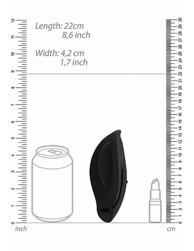 Stymulator łechtaczki Lay On Vibrator - Black - Stymulatory łechtaczki - 5