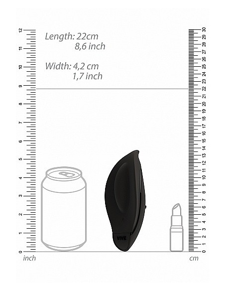 Stymulator łechtaczki Lay On Vibrator - Black - Stymulatory łechtaczki - 5