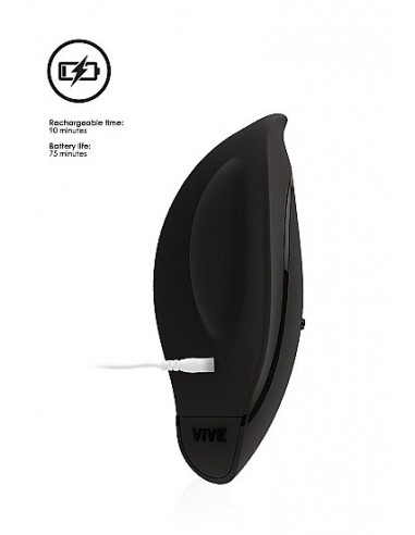 Stymulator łechtaczki Lay On Vibrator - Black - Stymulatory łechtaczki - 8