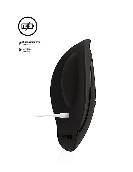 Stymulator łechtaczki Lay On Vibrator - Black - Stymulatory łechtaczki - 8