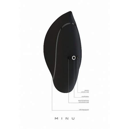 Stymulator łechtaczki Minu Lay-On - 10 trybów, 11000 RPM, długość 10,5 cm - 9