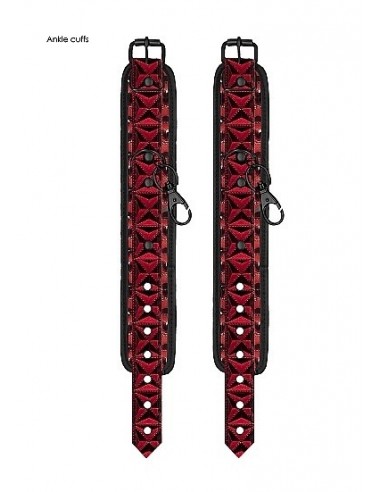 Kajdanki erotyczne Luxury Hogtie - Burgundy - Kajdanki erotyczne - 11