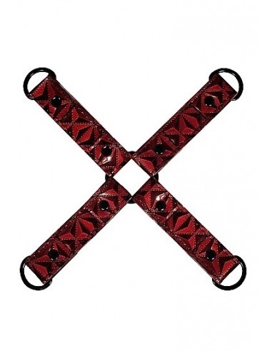 Kajdanki erotyczne Luxury Hogtie - Burgundy - Kajdanki erotyczne - 12