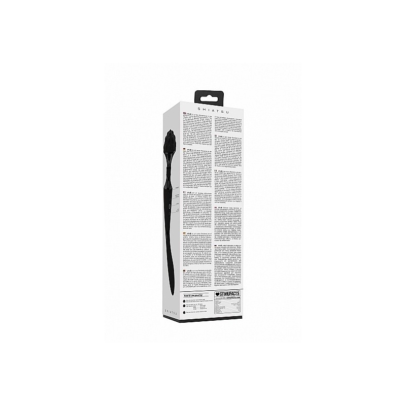 Luksusowy wibrator Shiatsu Bendable Massager Wand - Czarny - 4