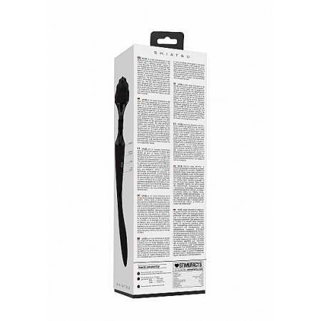 Luksusowy wibrator Shiatsu Bendable Massager Wand - Czarny - 4