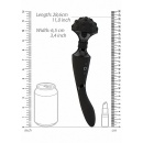 Luksusowy wibrator Shiatsu Bendable Massager Wand - Czarny - 5