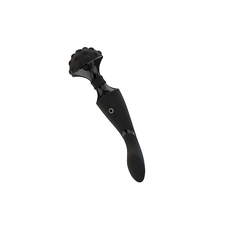 Luksusowy wibrator Shiatsu Bendable Massager Wand - Czarny - 6