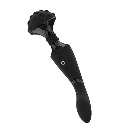 Luksusowy wibrator Shiatsu Bendable Massager Wand - Czarny - 6