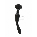 Luksusowy wibrator Shiatsu Bendable Massager Wand - Czarny - 8