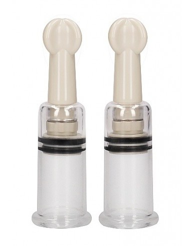 Pompki na sutki Nipple Suction Set Small - Transparent - Pompki do sutków i pochwy - 1