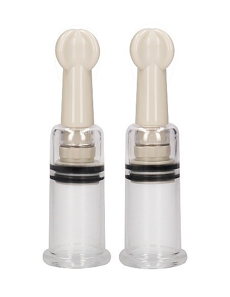 Pompki na sutki Nipple Suction Set Small - Transparent - Pompki do sutków i pochwy - 1
