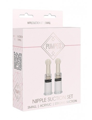 Pompki na sutki Nipple Suction Set Small - Transparent - Pompki do sutków i pochwy - 2