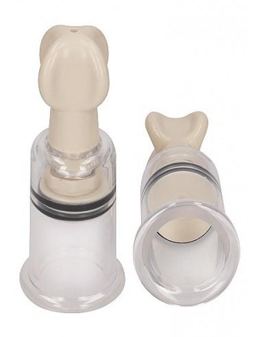 Pompki na sutki Nipple Suction Set Small - Transparent - Pompki do sutków i pochwy - 4