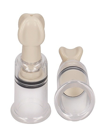 Pompki na sutki Nipple Suction Set Small - Transparent - Pompki do sutków i pochwy - 4
