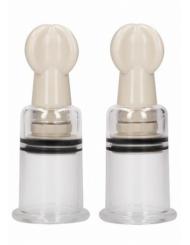 Pompki na sutki Nipple Suction Set Medium - Transparent - Pompki do sutków i pochwy - 1